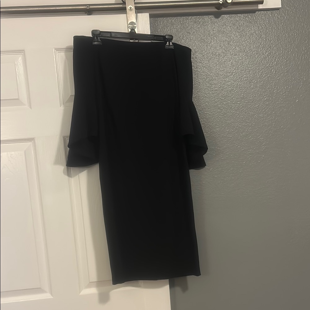 Chelsea28 Black Strapless Dress